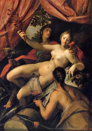 Hans von Aachen Allegory of Peace Art and Abundance oil painting picture